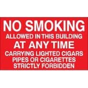 No Smoking safety sign - No Smoking Allowed 007