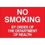 No Smoking safety sign - No Smoking By Order 010