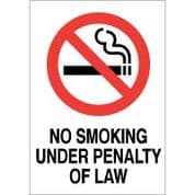 No Smoking safety sign - No Smoking Under 025