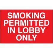 No Smoking safety sign - Smoking Permitted 038