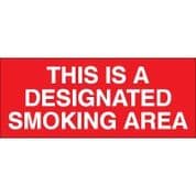 No Smoking safety sign - This Is A Designated 040