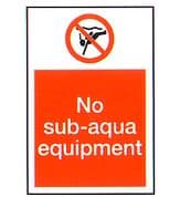 No Sub-aqua Equipment