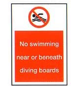 No Swimming Near Or Beneath