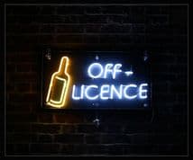 Off Licence Neon Sign