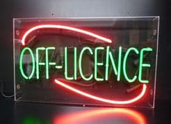 Off License Neon Sign