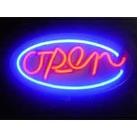 Open Neon Sign