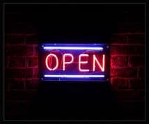 Open Neon Sign 4