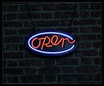 Open Neon Sign 5