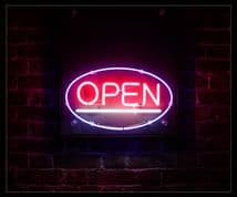 Open Neon Sign 6