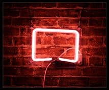 Pink Border Neon Sign