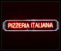 Pizzeria Italiana Neon Sign