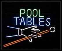 Pool Tables Neon Sign 1