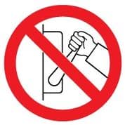 Prohibition safety sign - Do Not Operate 002
