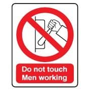 Prohibition safety sign - Do Not Touch 036