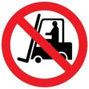 Prohibition safety sign - Fork 007