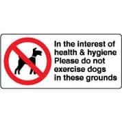 Prohibition safety sign - In Interest Health 158