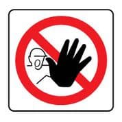 Prohibition safety sign - No Access 173