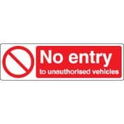 Prohibition safety sign - No Entry 071