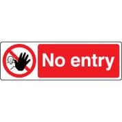Prohibition safety sign - No Entry 178
