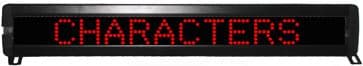 Red LED Moving Message 10 Character