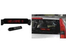 Red Portable Moving Message Machine