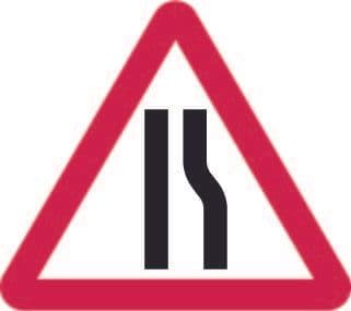 Road Narrows On Right