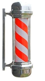 Rotating Barber Pole illuminated