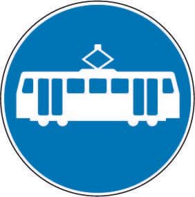 Route For Trams Only