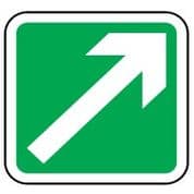 Safe Safety Sign - Arrow 45 Right 032