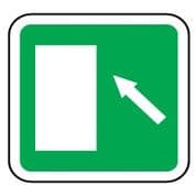 Safe Safety Sign - Door Left Up 045