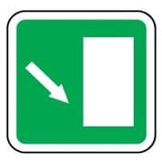 Safe Safety Sign - Door Right Down 047