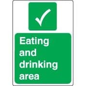 Safe Safety Sign - Eating Drinking 050