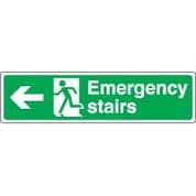 Safe Safety Sign - Emergency Left 055