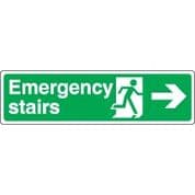 Safe Safety Sign - Emergency Right 058