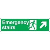 Safe Safety Sign - Emergency Right Up 060