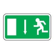 Safe Safety Sign - Exit Door Down 069