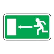Safe Safety Sign - Exit Door Left 072