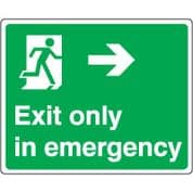 Safe Safety Sign - Exit Emergency 078