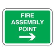Safe Safety Sign - Fire assembly To 086