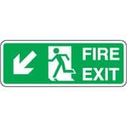 Safe Safety Sign - Fire Door Left Down 106