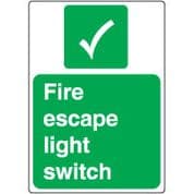 Safe Safety Sign - Fire Escape Light 098