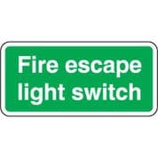 Safe Safety Sign - Fire Escape Light 099