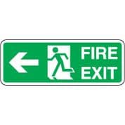 Safe Safety Sign - Fire Exit Door Left 104