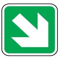 Safe Safety Sign - Safety Arrow Right 020