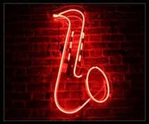 SAXOPHONE 2 Neon Sign