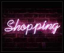 SHOPPING Neon Sign