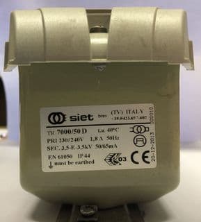 SIET NEON TRANSFORMER - TR. 7000/50 D