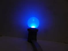 Solid LED colour golf ball light bulbs - BC B22