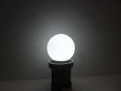 Solid LED white golf ball light bulbs - warm and cool white - BC B22