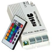 Sound Sensitive IR LED RGB Strip Controller